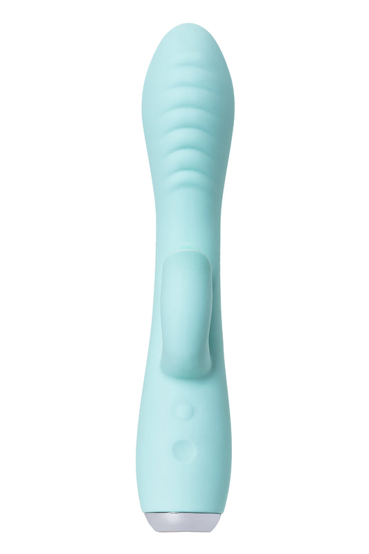 JOS MİLO Klitoral Uyarıcı ve Dilli Vibratör, Silikon, Cam Göbeği, 20 cm