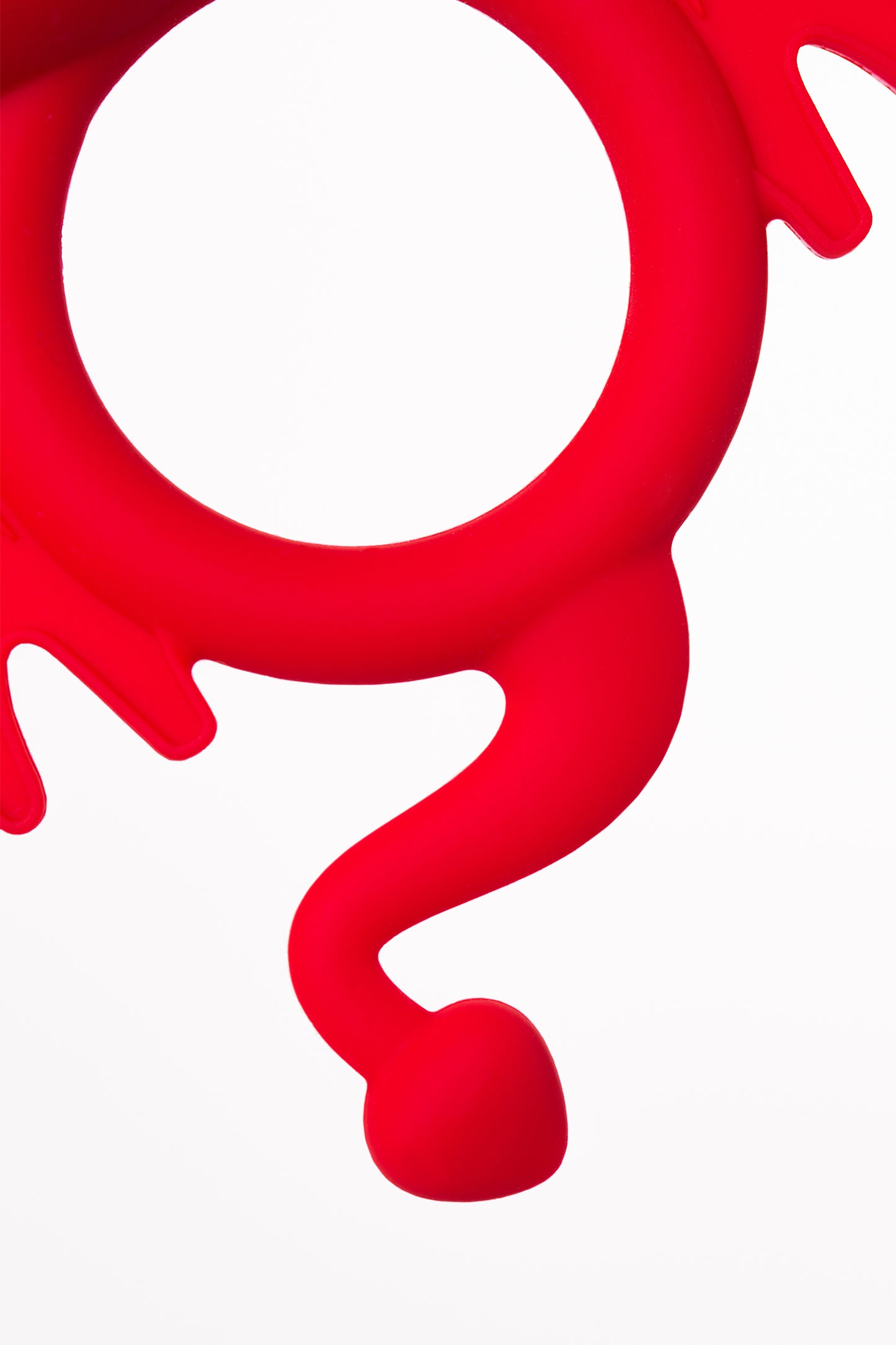 JOS SWEET DEVİL Penis Halkası, silikon, kırmızı, 8,5 cm