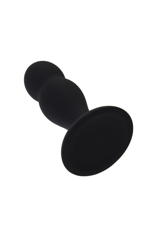 Erotist Hidro Anal Plug, M, silikon, siyah, 10,5 cm