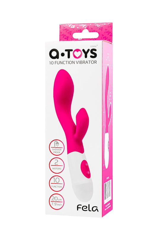 A-Toys by TOYFA Fela Klitoral Vibratör , silikon, pembe, 20,5 cm