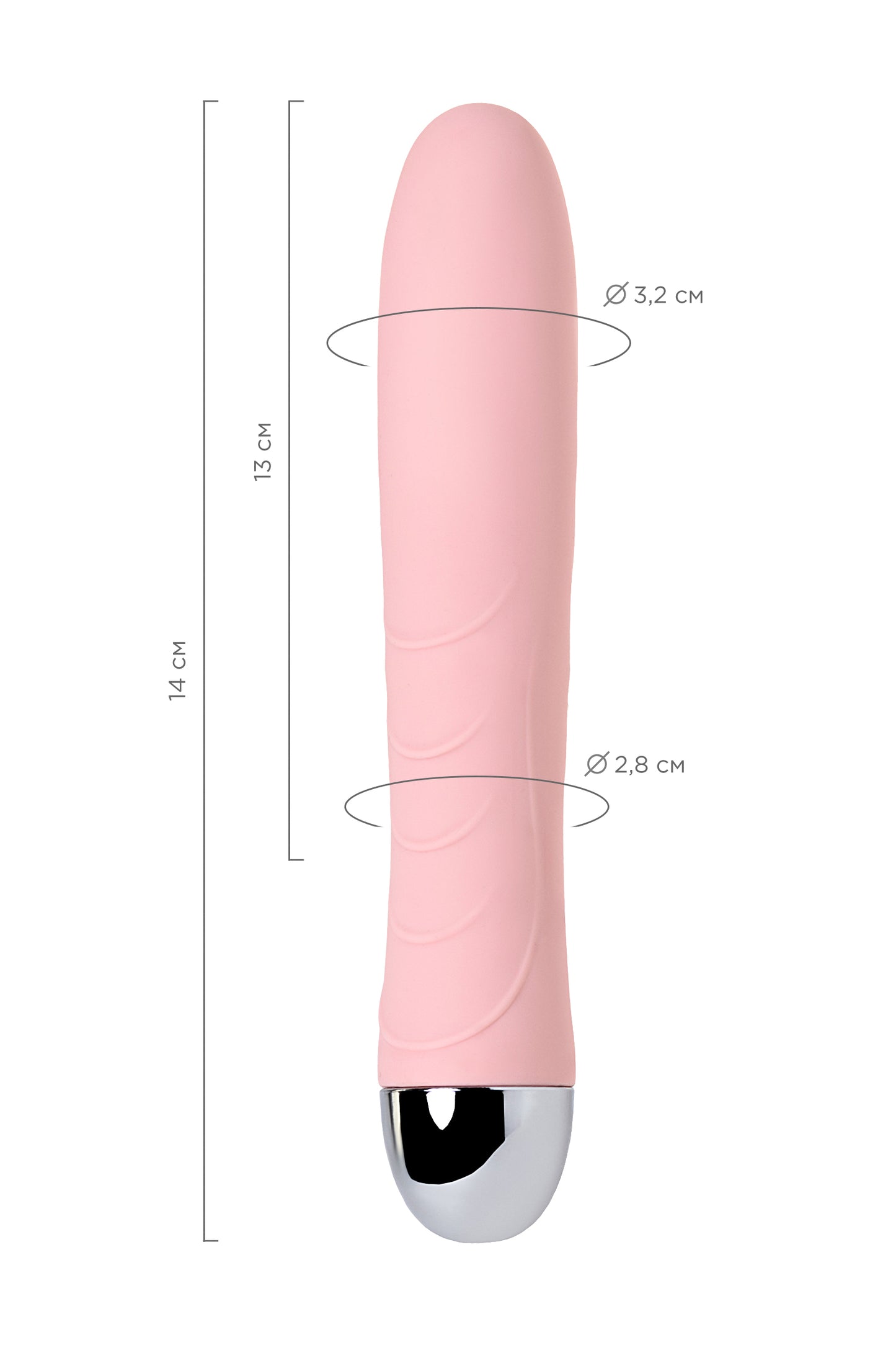 PHYSİCS FAHRENHEİT Titreşimli Toplu Isıtmalı Vibratör, silikon, pembe, 19 cm
