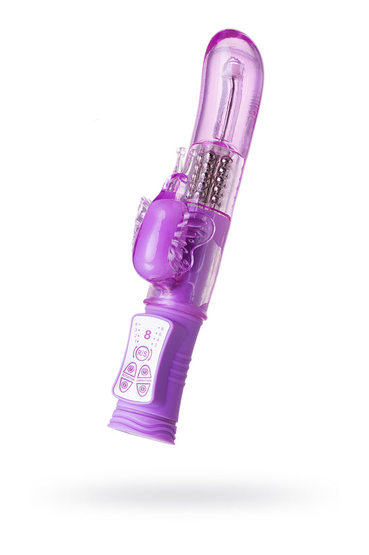 A-Toys by TOYFA High-Tech Vibratör, TPE, mor, 22,4 cm