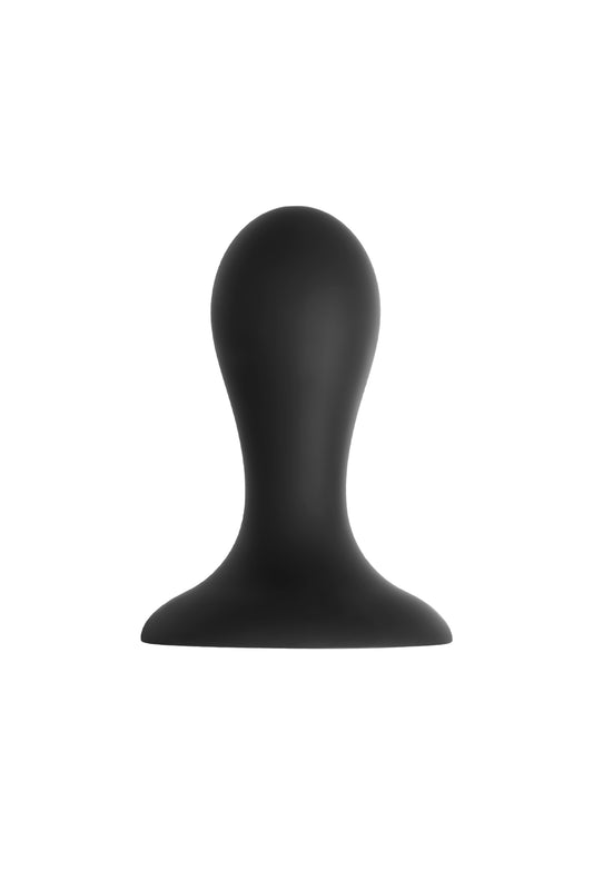 Erotist Hidro Anal Plug, S, silikon, siyah, 8,5 cm