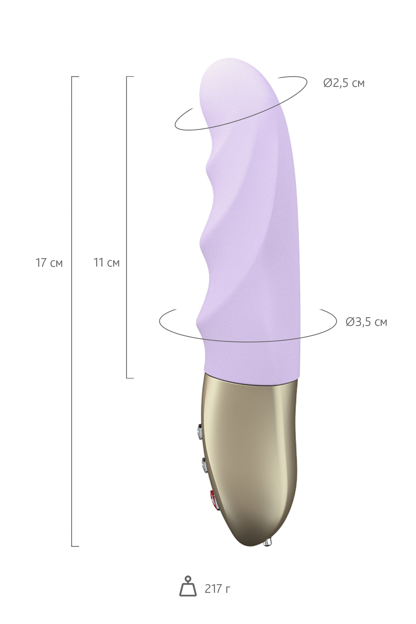 Fun Factory STRONİC PETİTE Vibratör -Mini , silikon, mor, 17 cm