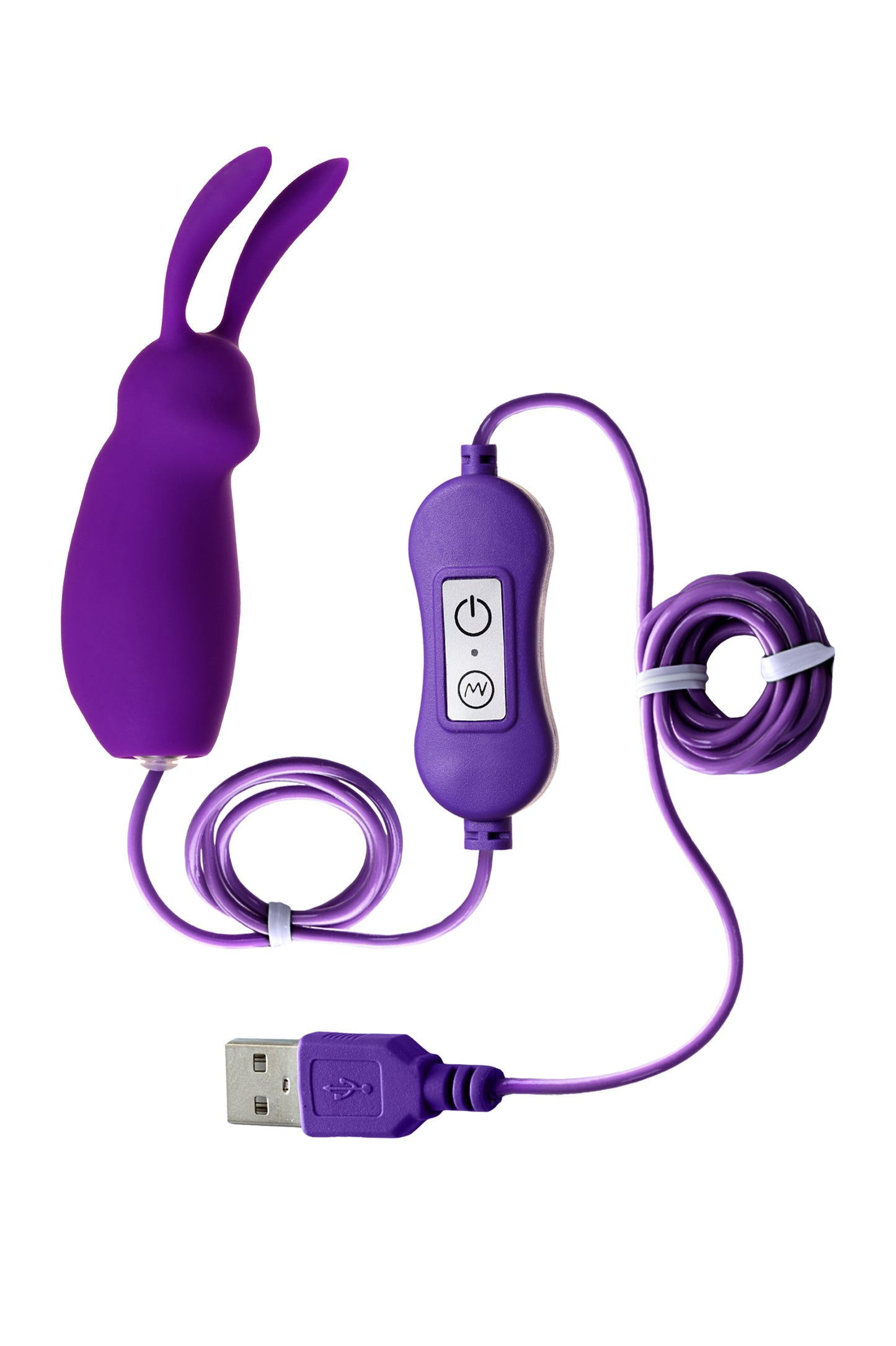A-Toys by TOYFA Bunny Mini Vibratör, Silikon, Mor