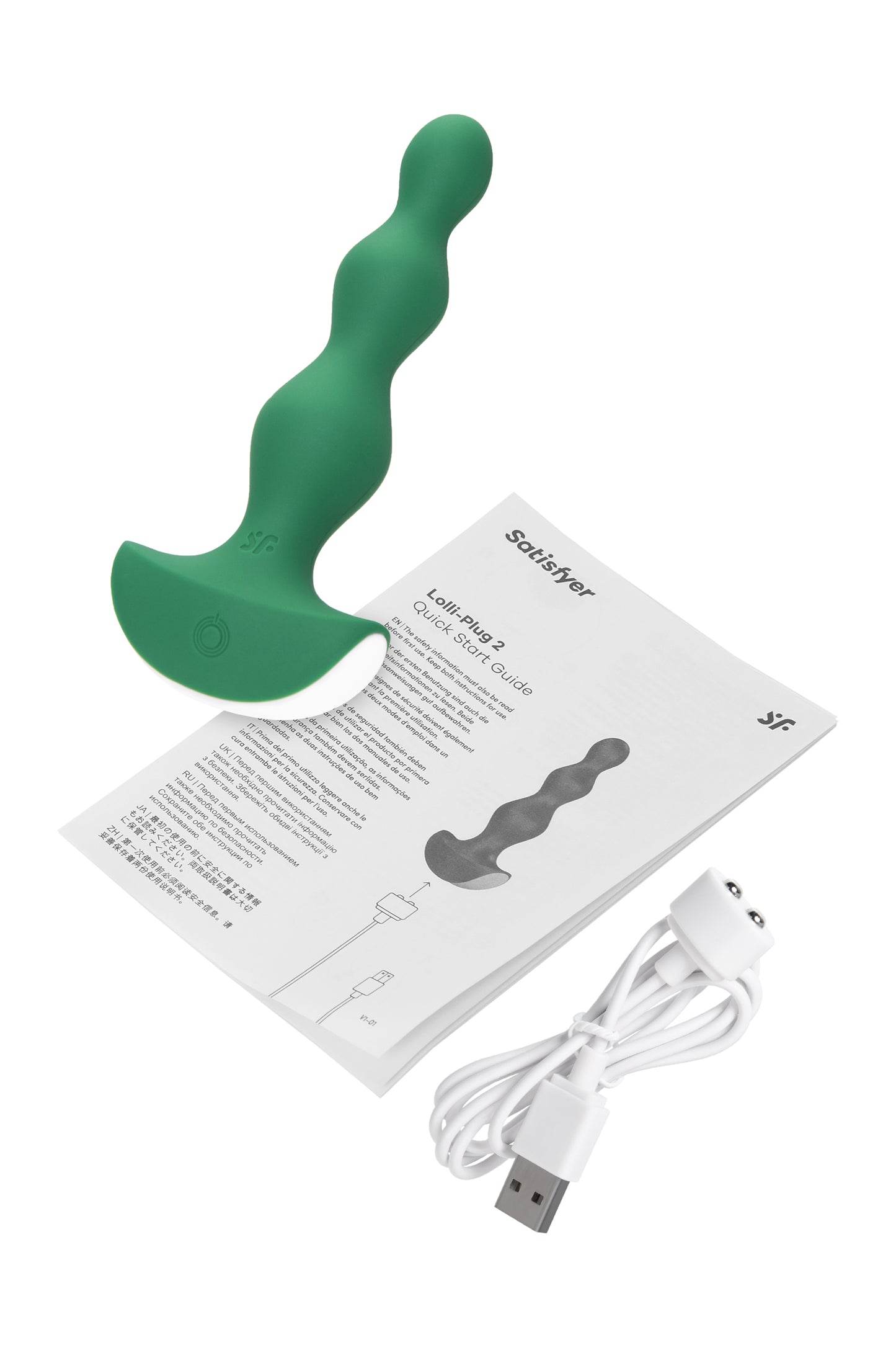 Satisfyer Lolli-Plug 2 green Anal Vibro Plug, yeşil