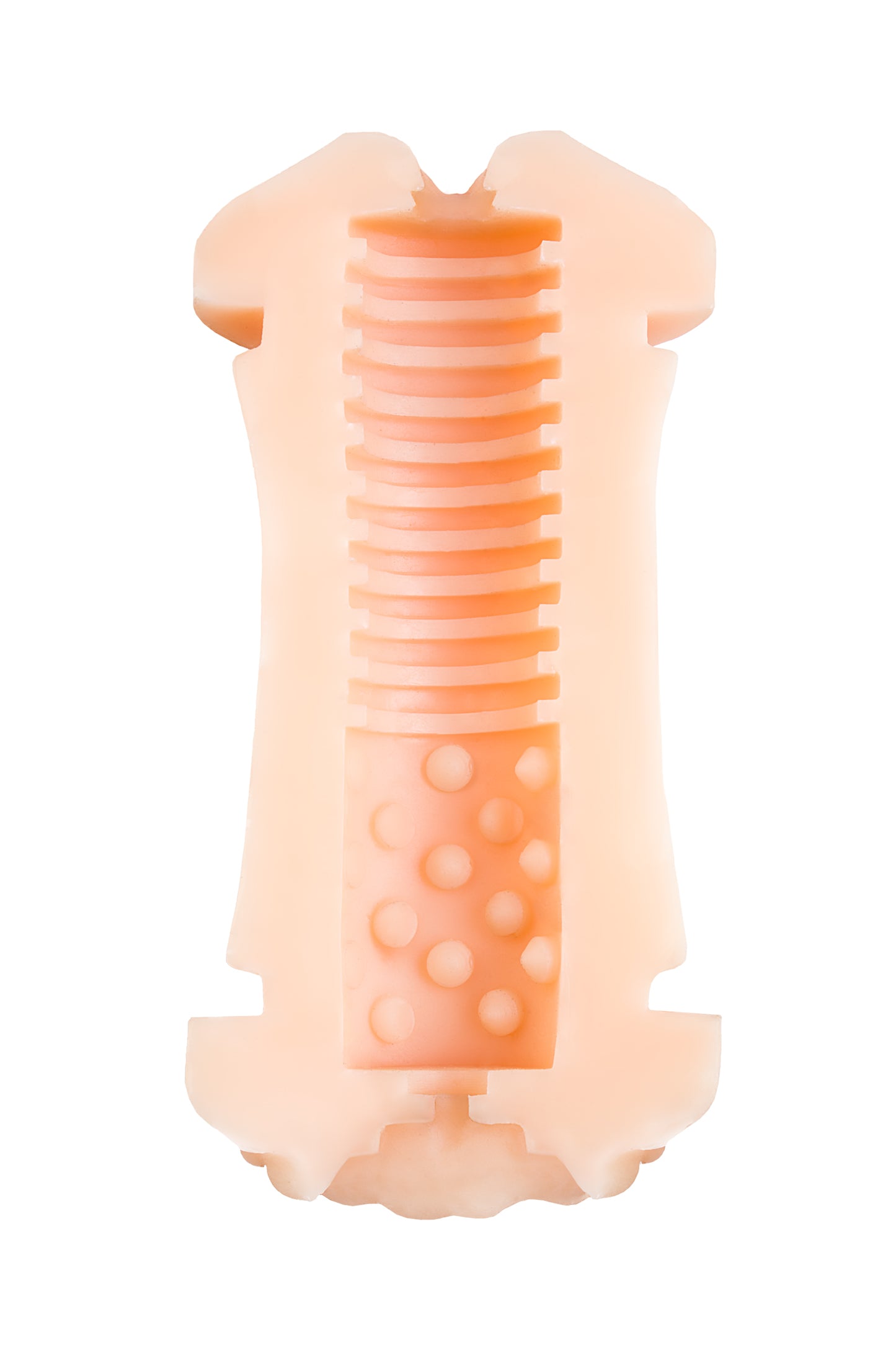 JOS LULU Çift Taraflı Masturbator, TPR, Ten, 14,5 cm