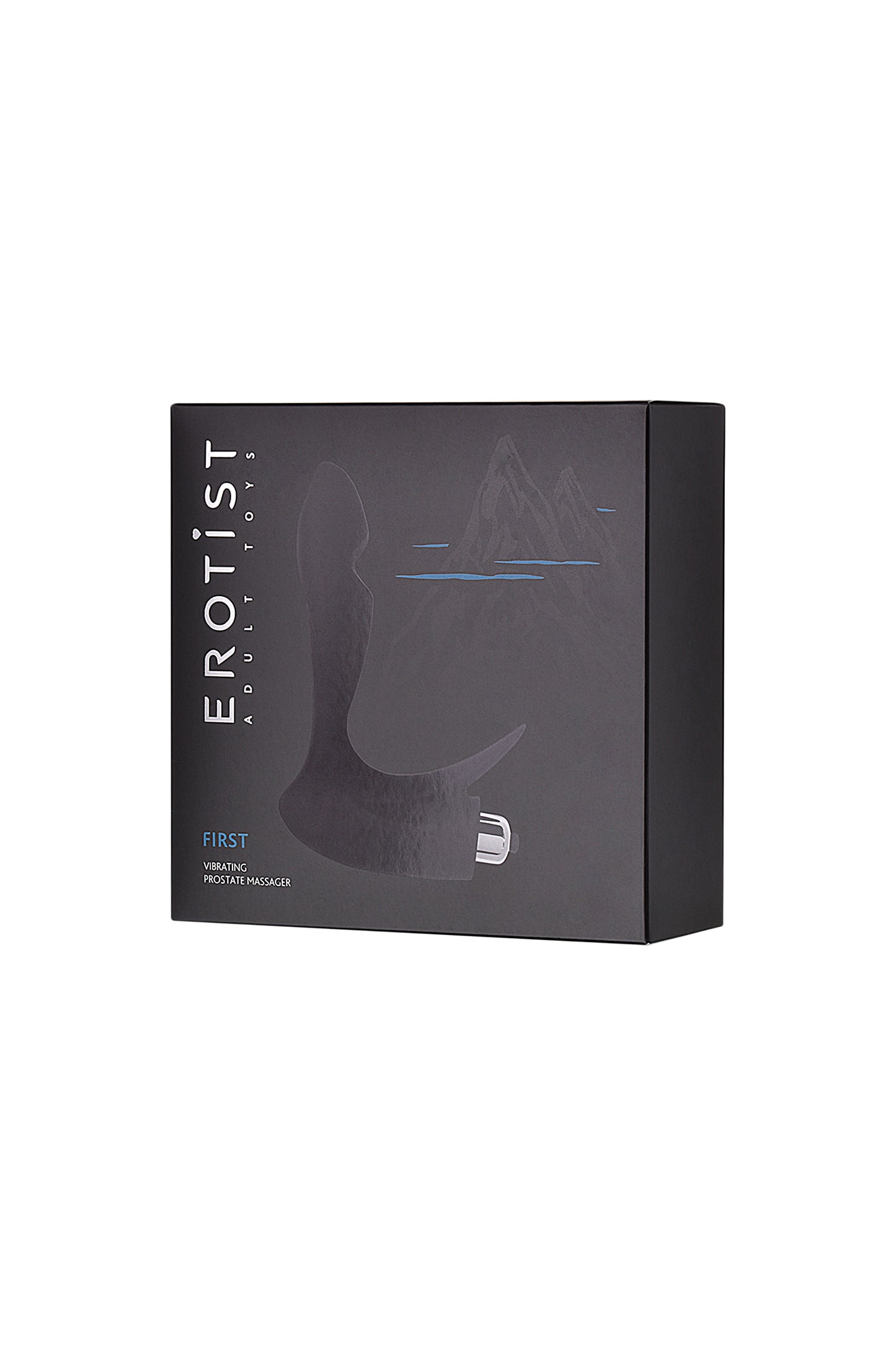 Erotist First Anal Plug, silikon, siyah, 14,4 cm