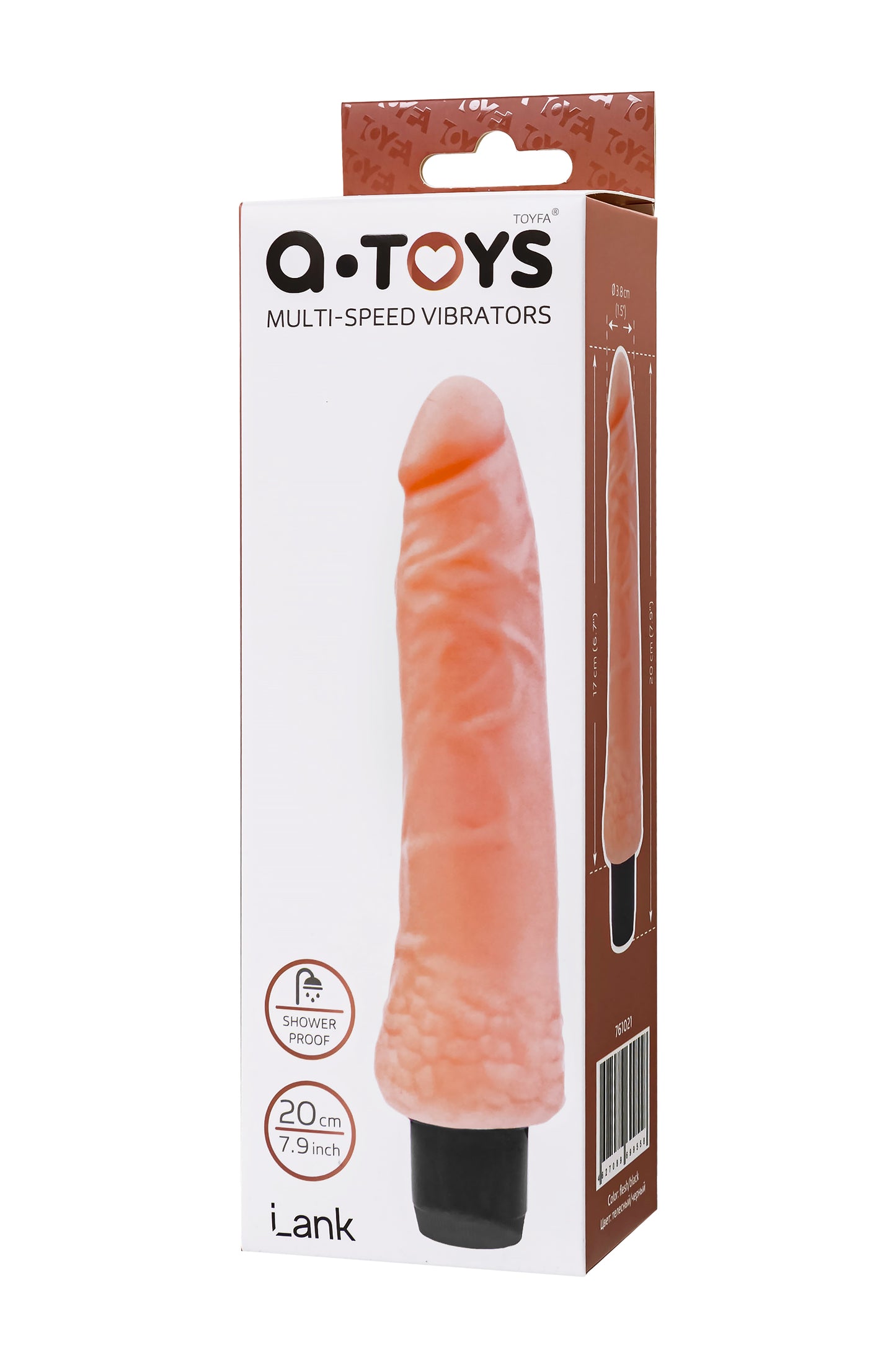 A-Toys by TOYFA Lank Realistik Dildo, 20 cm