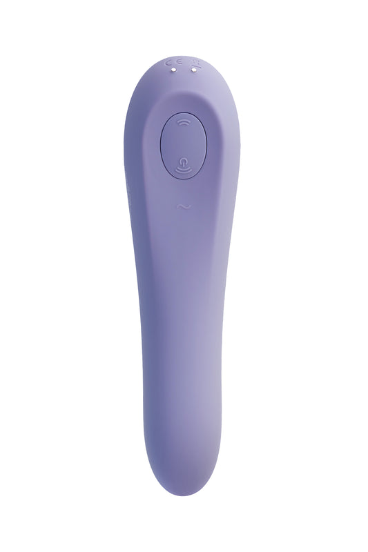 Satisfyer Dual Pleasure Vakum Dalgası Klitoral Vibratör, silikon, mor, 17.9 cm
