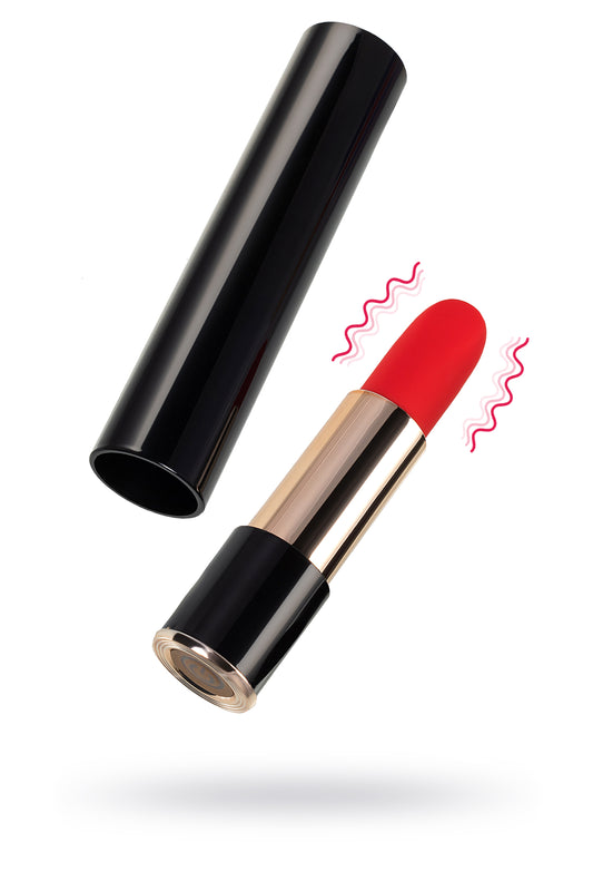 L'EROİNA by TOYFA Merlo Ruj Vibratör, ABS plastik, Siyah, 10,5 cm