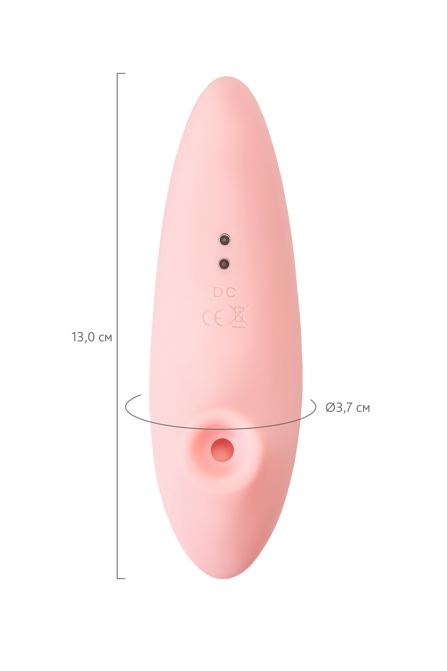 Flovetta by Toyfa Vakum uyarıcısı Lily, silikon, pembe, 13 cm