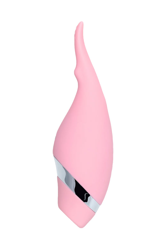Flovetta by Toyfa DAHLİA Çok Fonksiyonlu Vakum Vibratör, Silikon, Pembe, 14 cm