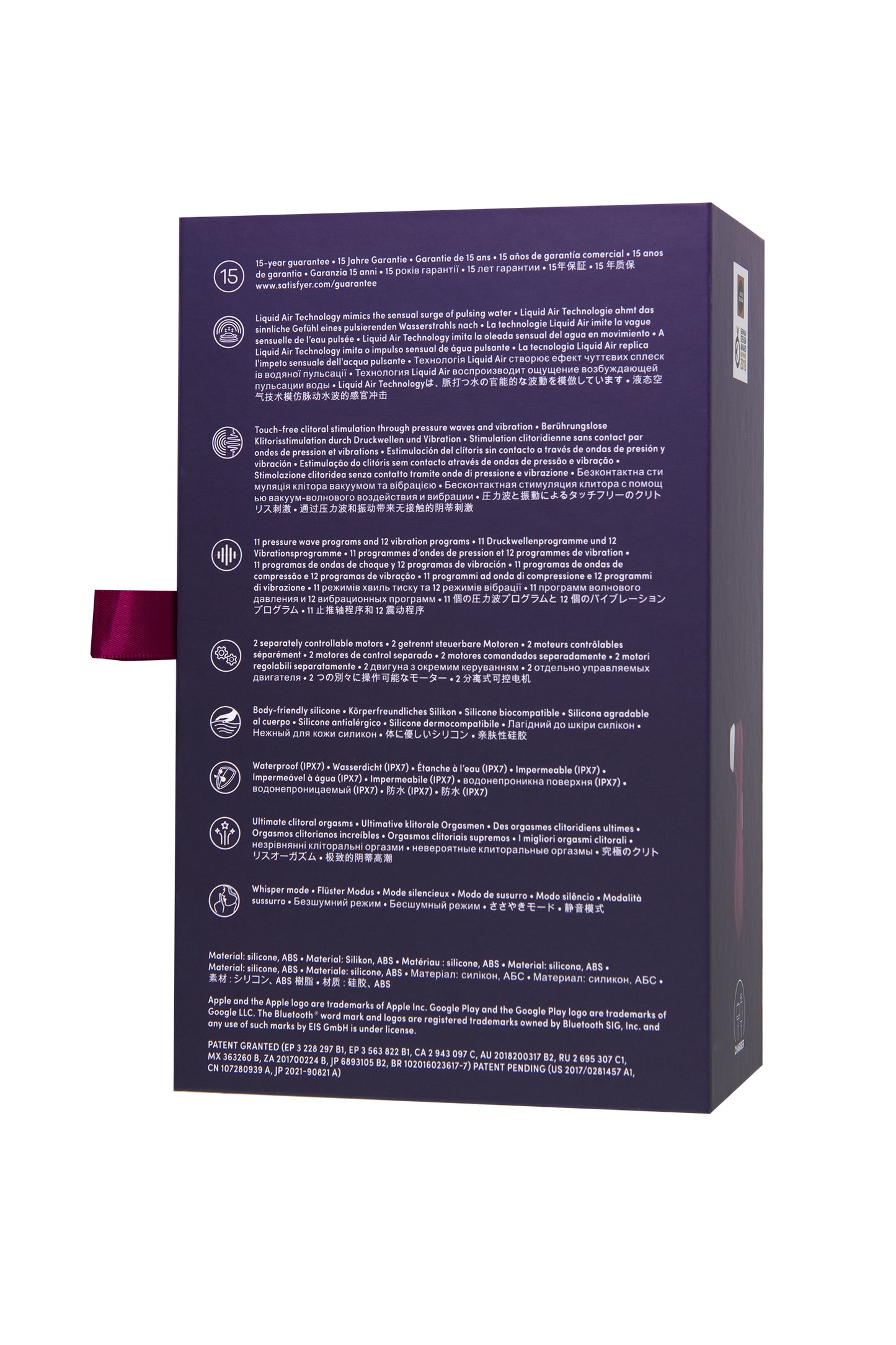 Satisfyer Pro 2 Generation 3 Wine Red Vakum Klitoris Uyarıcı Vibratör, kırmızı