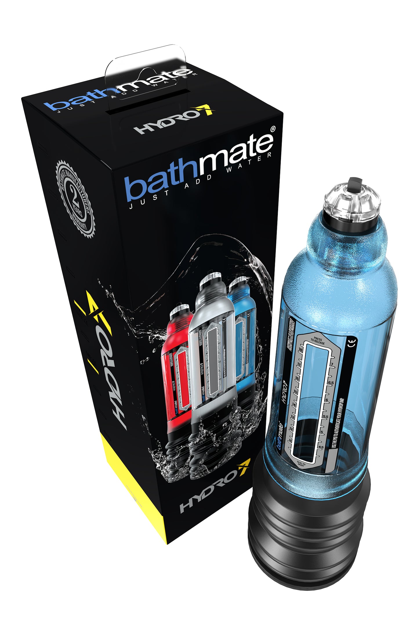 Bathmate HYDRO7 hidrolik pompa, ABS plastik, Cam göbeği, 30 cm (Hercules muadili)