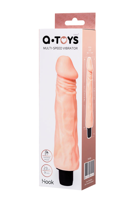 A-Toys by TOYFA Hook Realistik Dildo, TPE, Ten , 23 cm