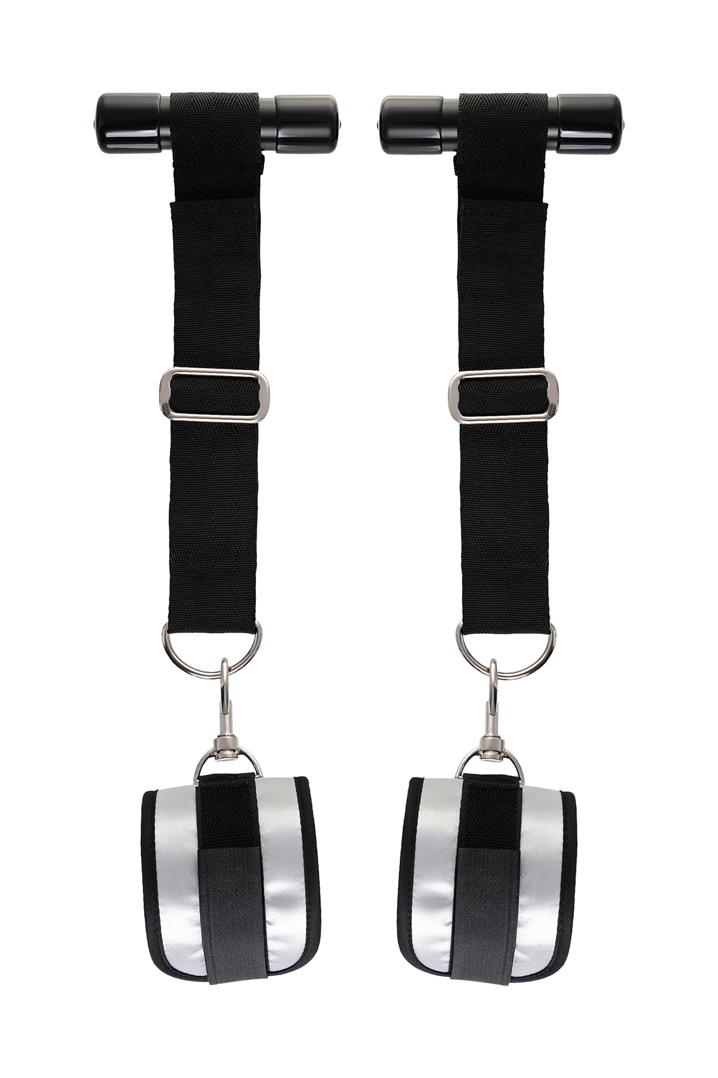 Anonymo BDSM Kapı esaret kelepçe, Polyester, Gümüş, 23 cm