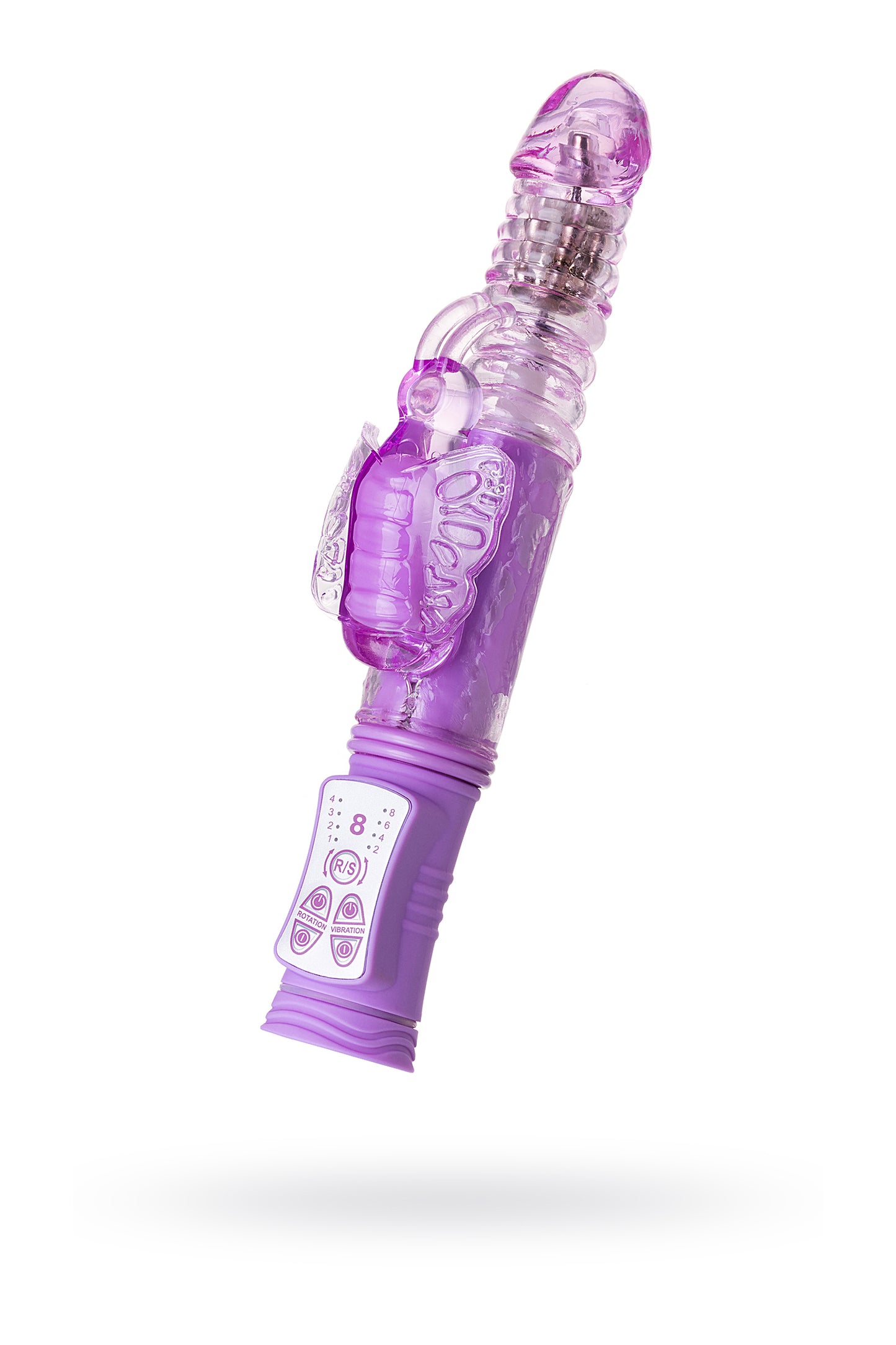 A-Toys by TOYFA Serk High-Tech Klitoral Uyarıcı Vibratör, TPE, mor, 24,5 cm