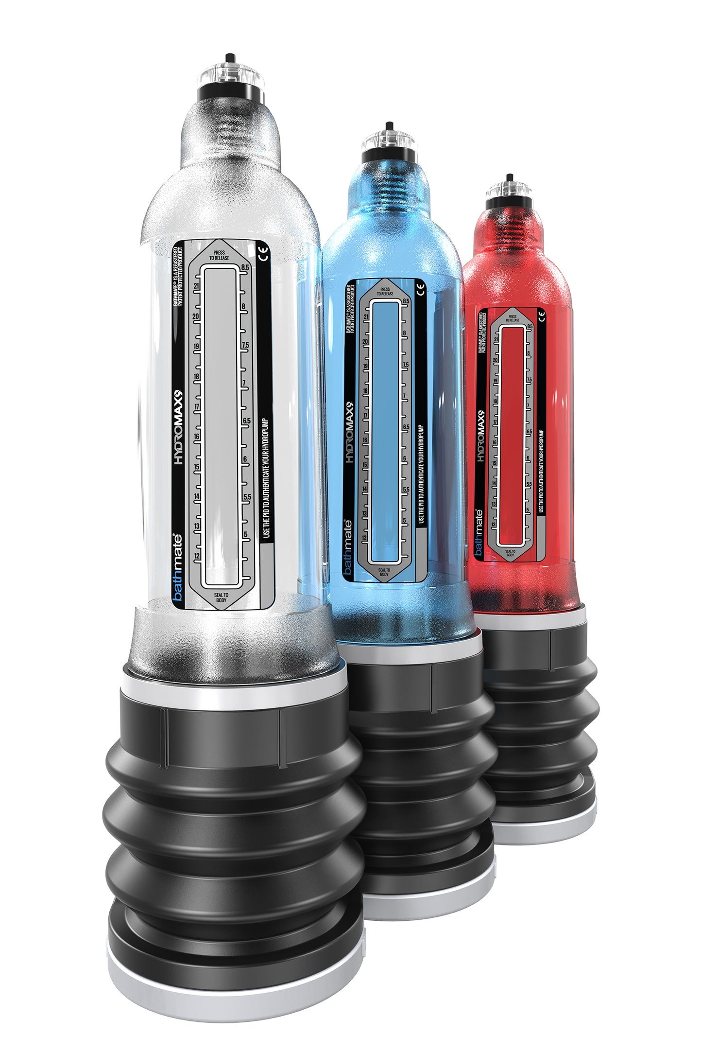 Bathmate HYDROMAX9 hidrolik pompa, ABS plastik, transparan, 32,5 cm (Hydromax X40 analog)