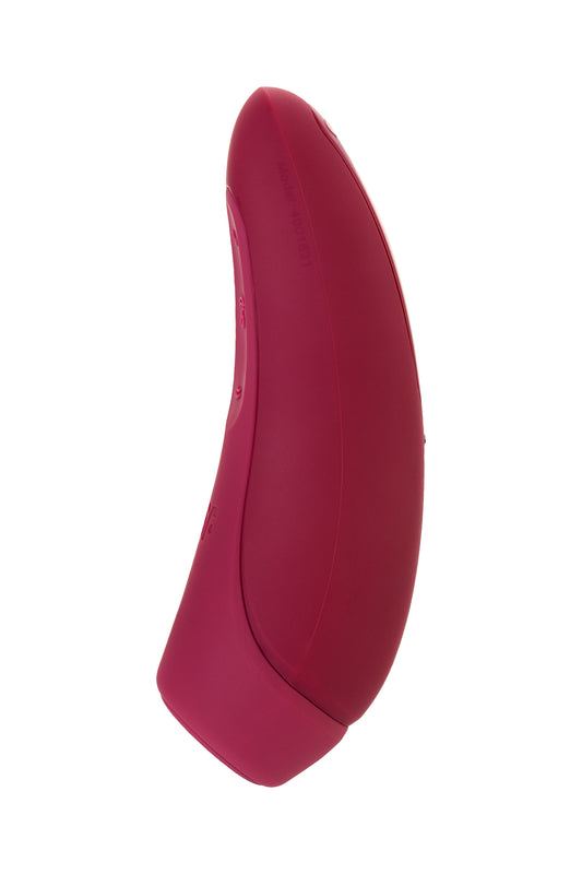 Satisfyer Curvy 1 Connect App Vakum Dalgası Klitoris Vibratörü, silikon, kırmızı, 14,3 cm