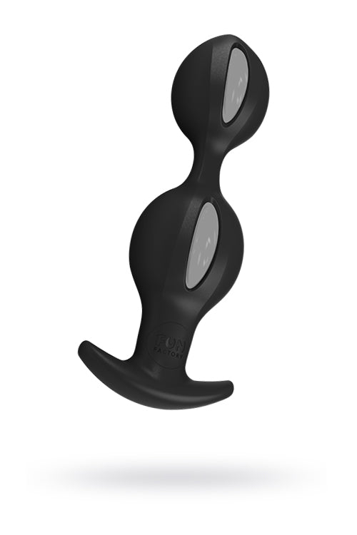 Fun Factory B BALLS Anal Plug, silikon, siyah, 13 cm