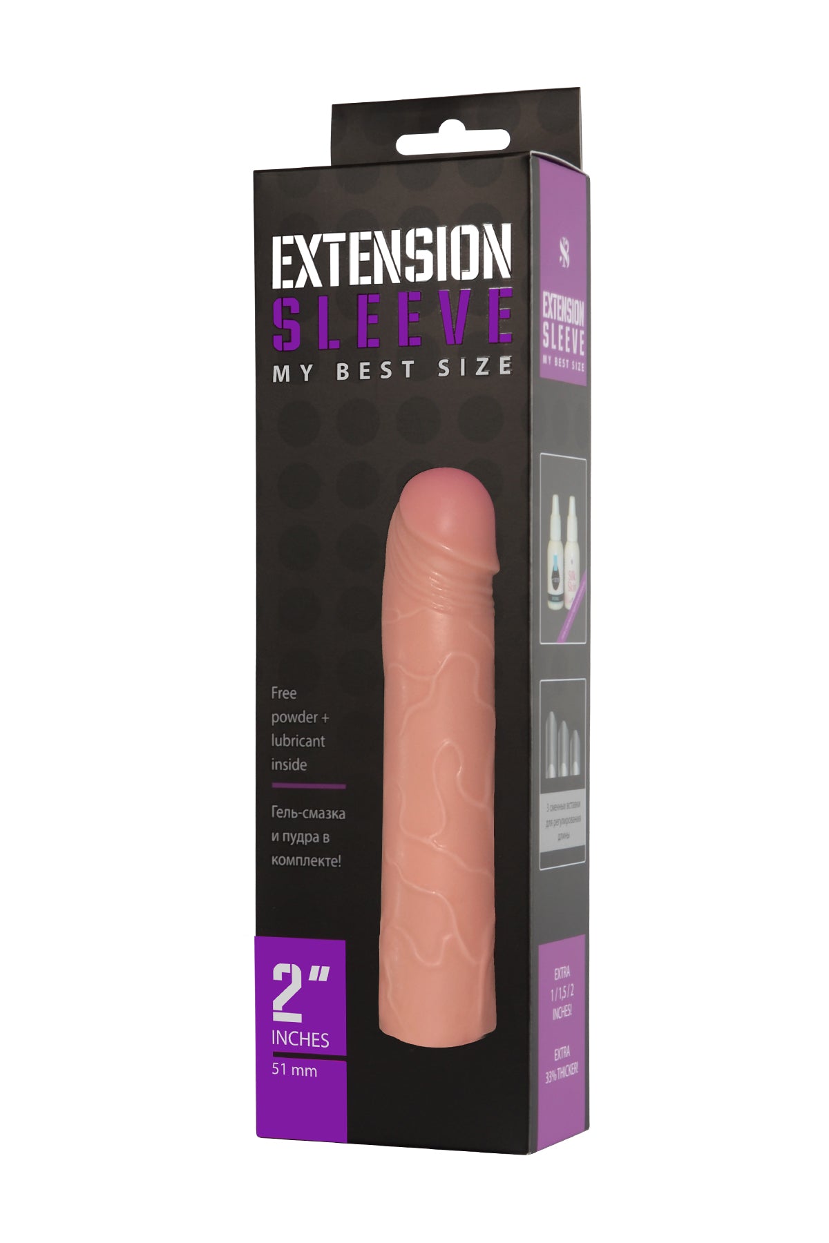 Sitabella Penis Kılıfı Seti, Uzunluk 185 mm, çap 48 mm