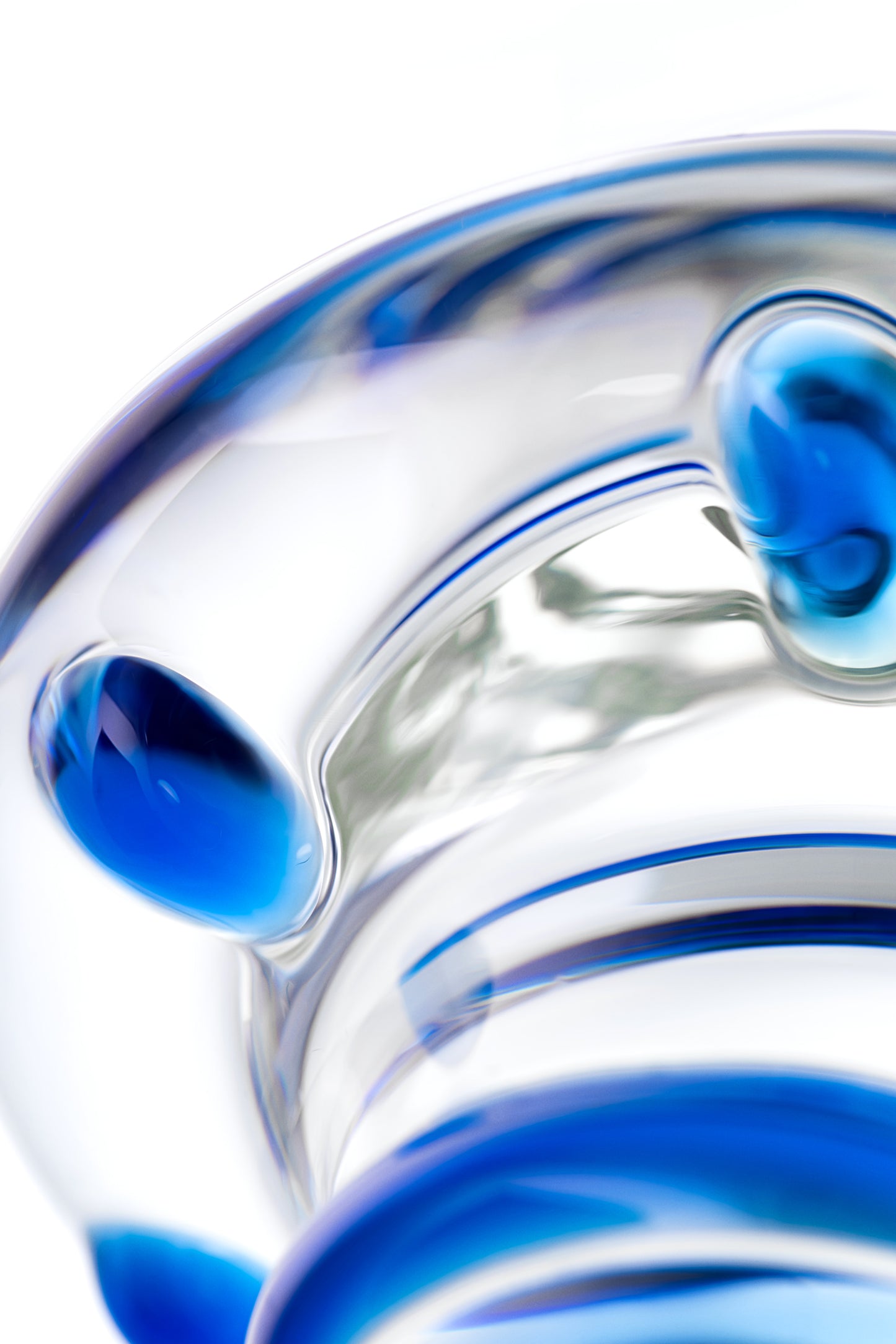 Çift taraflı yapay penis Sexus Glass, cam, transparan, 22,5 cm