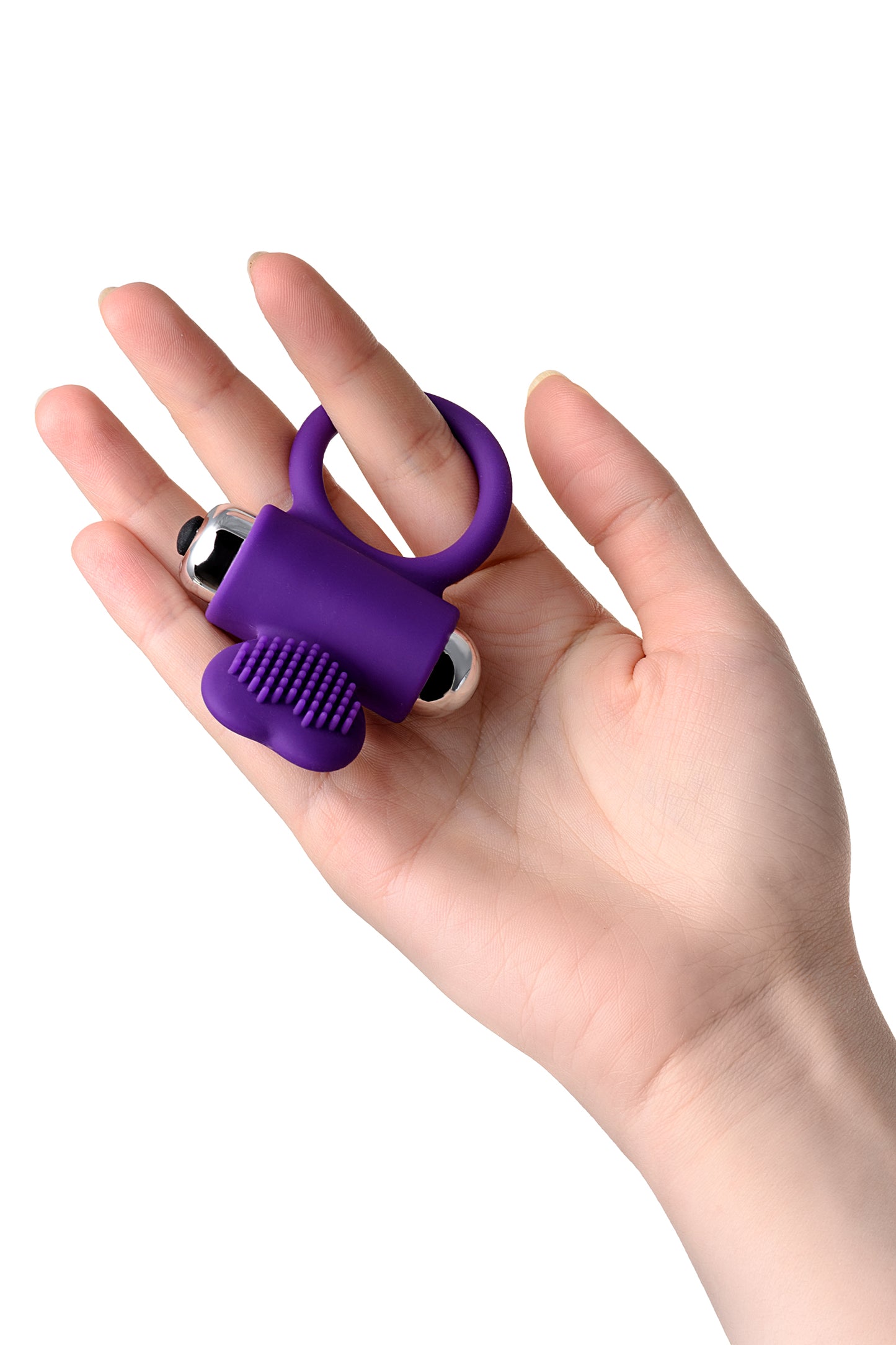 JOS PERY Penis Halkası, silikon, mor, 9 cm