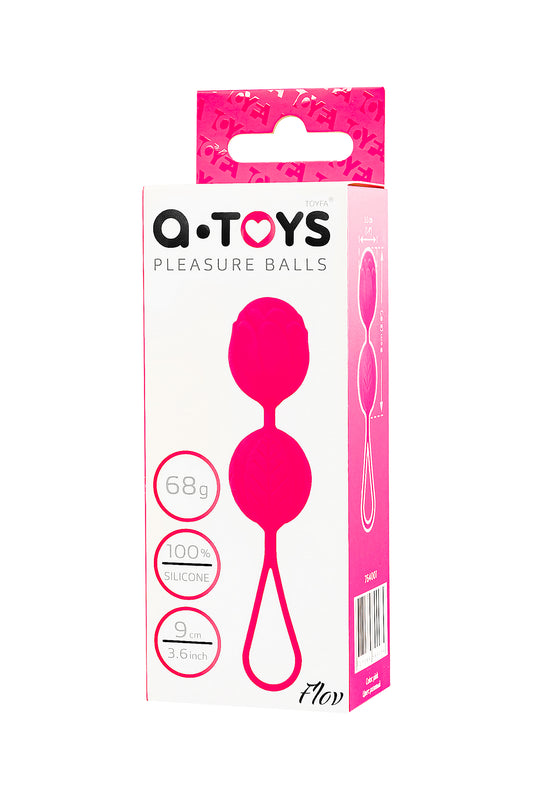A-Toys by TOYFA Flov vajinal Topları, silikon, pembe, 15 cm
