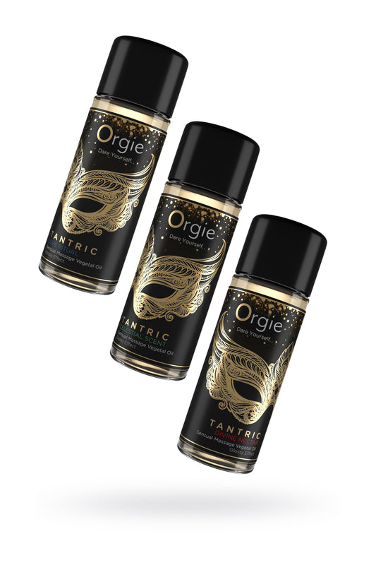 ORGIE Masaj Yağı Seti Tantric Kit 3'lü, 30 ml