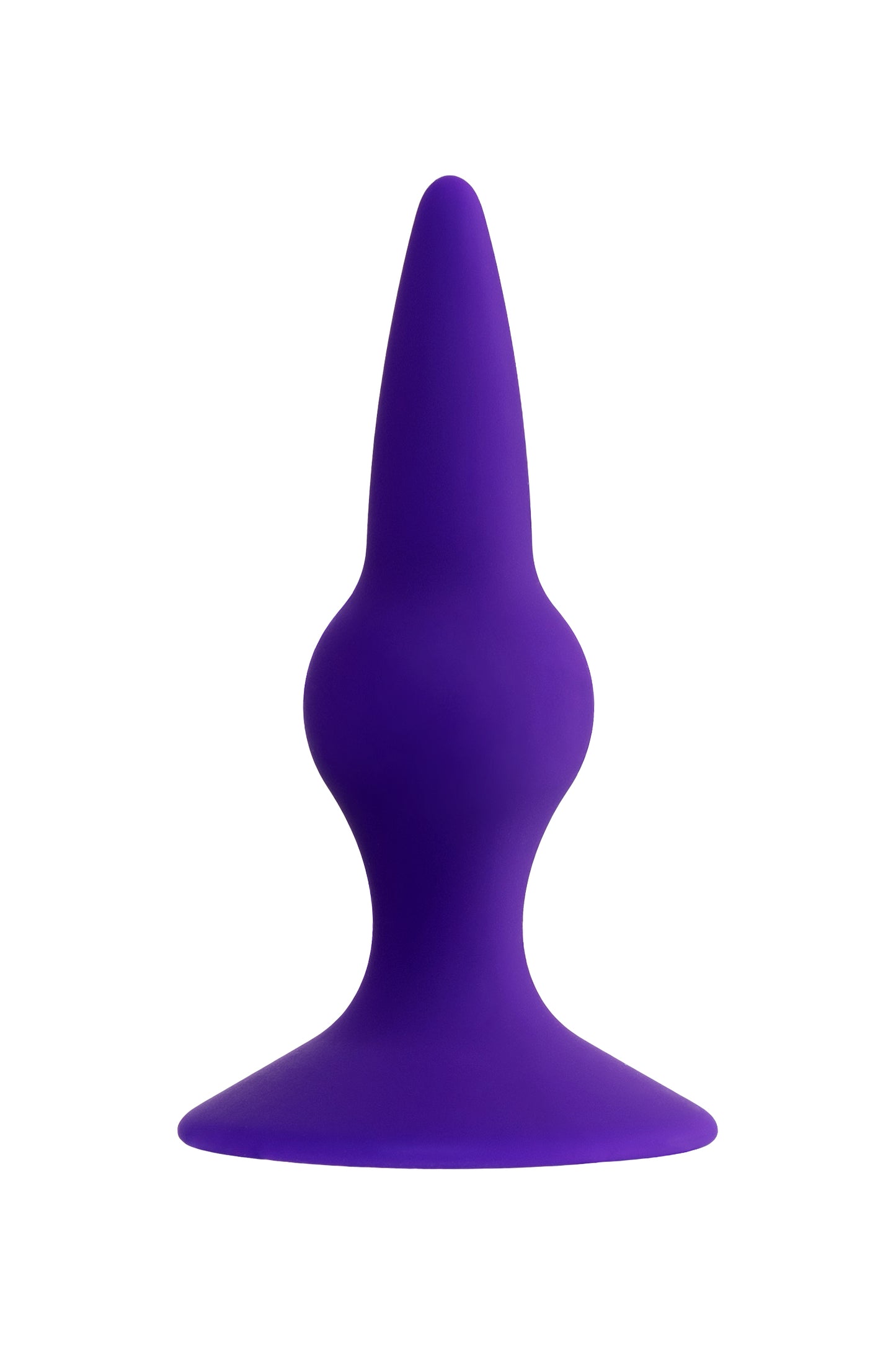 ToDo by Toyfa Klapsy Anal Plug, Silikon, Mor, 10,5 cm, Ø 3 cm