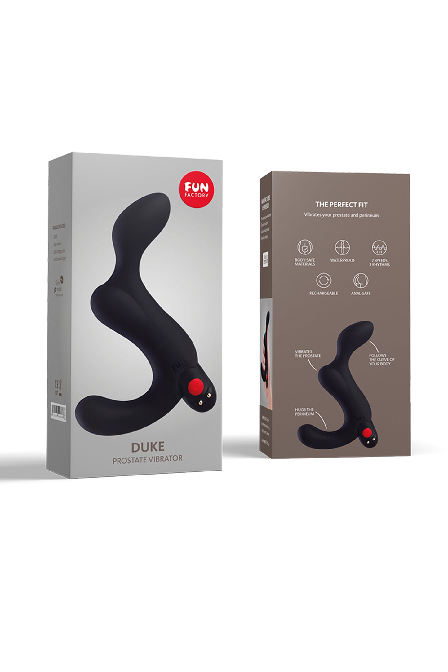 Fun Factory Duke Anal Plug, silikon, siyah, 12 cm
