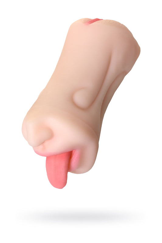 Juicy Pussy by TOYFA Masturbator Realistik, Fruity Tongue, Ağız ve Vajina, TPE, Ten,19 cm