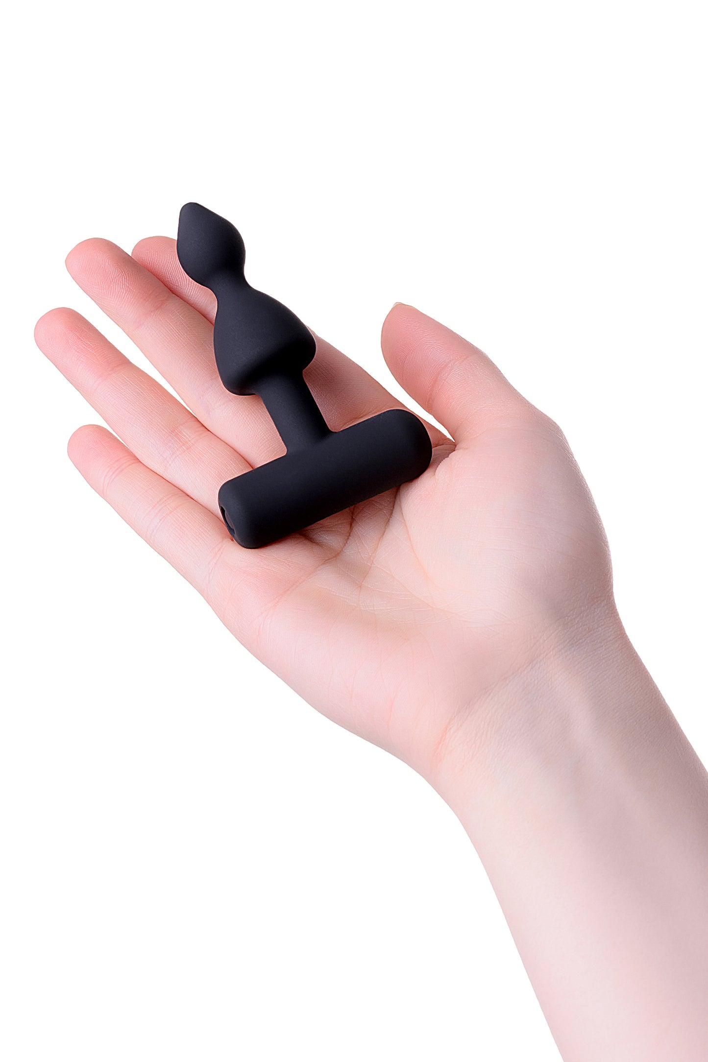 Erotist Anal Plug, siyah, silikon, 8,5 cm