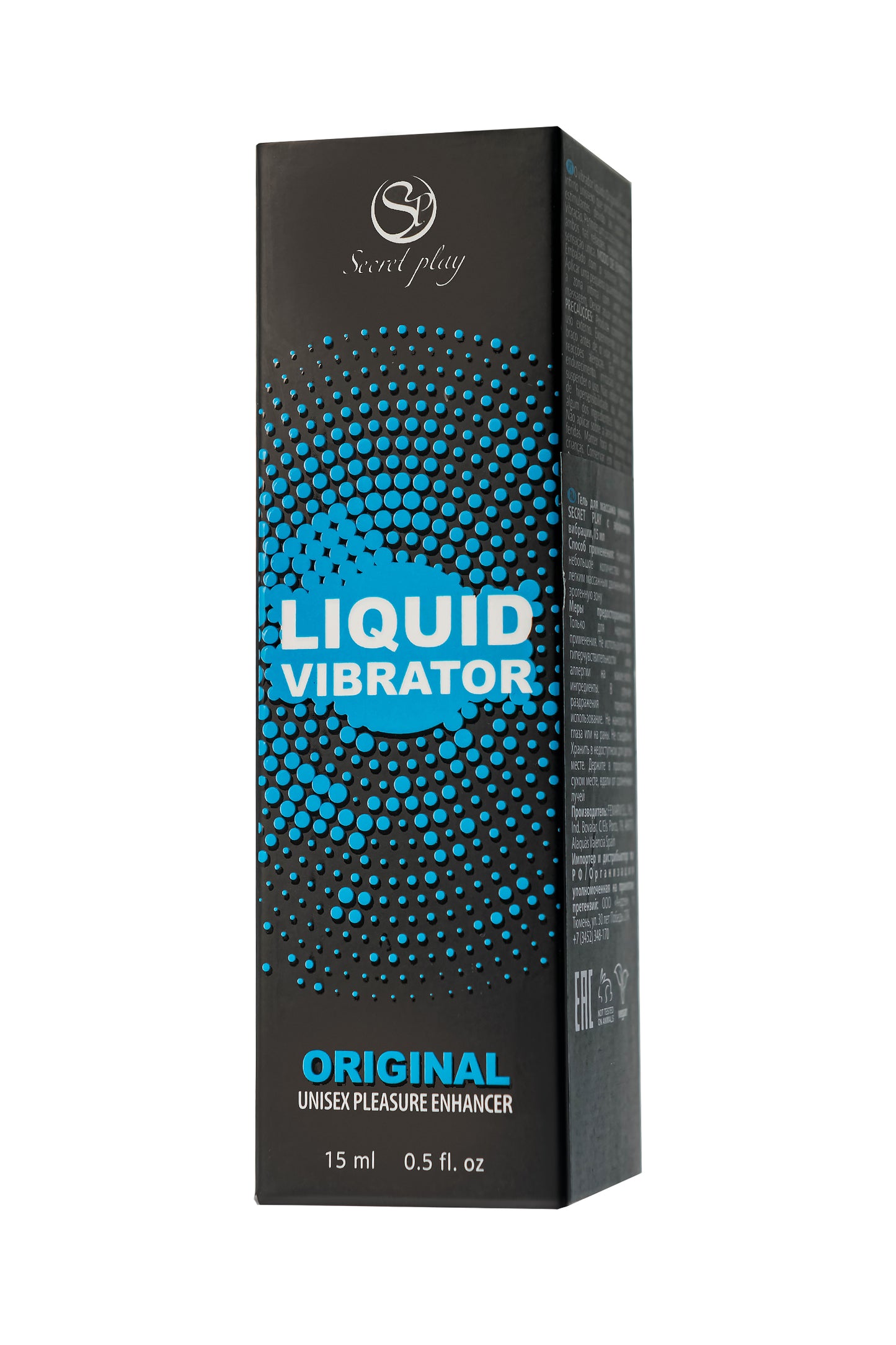 SECRET PLAY Unisex Masaj Jeli Titreşim Efektli, 15 ml