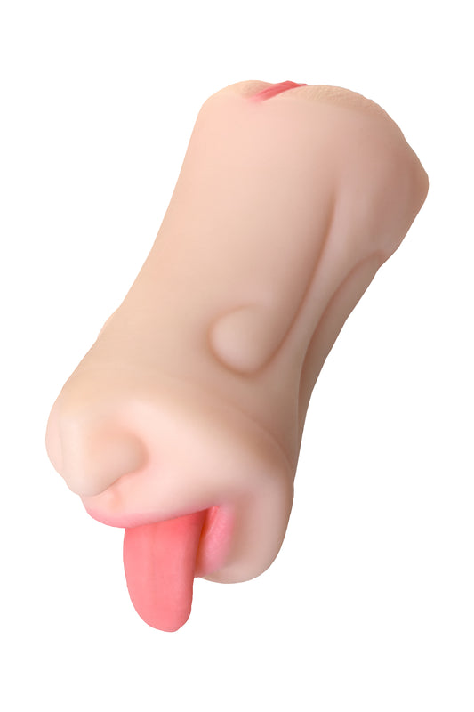 Juicy Pussy by TOYFA Masturbator Realistik, Fruity Tongue, Ağız ve Vajina, TPE, Ten,19 cm