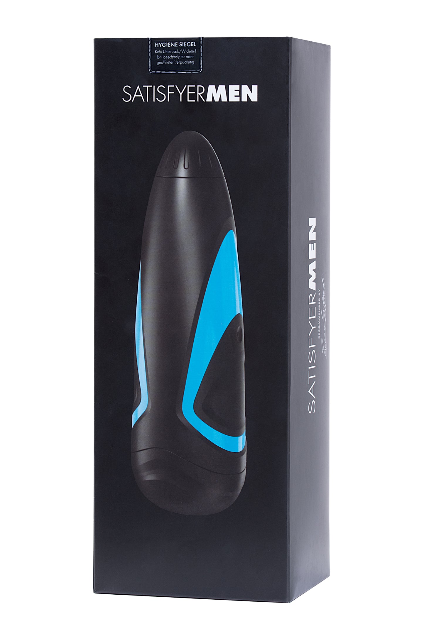 Satisfyer Men One Masturbator gerçekçi Olmayan Tatmin Edici Erkekler, silikon, siyah, 25,5 cm
