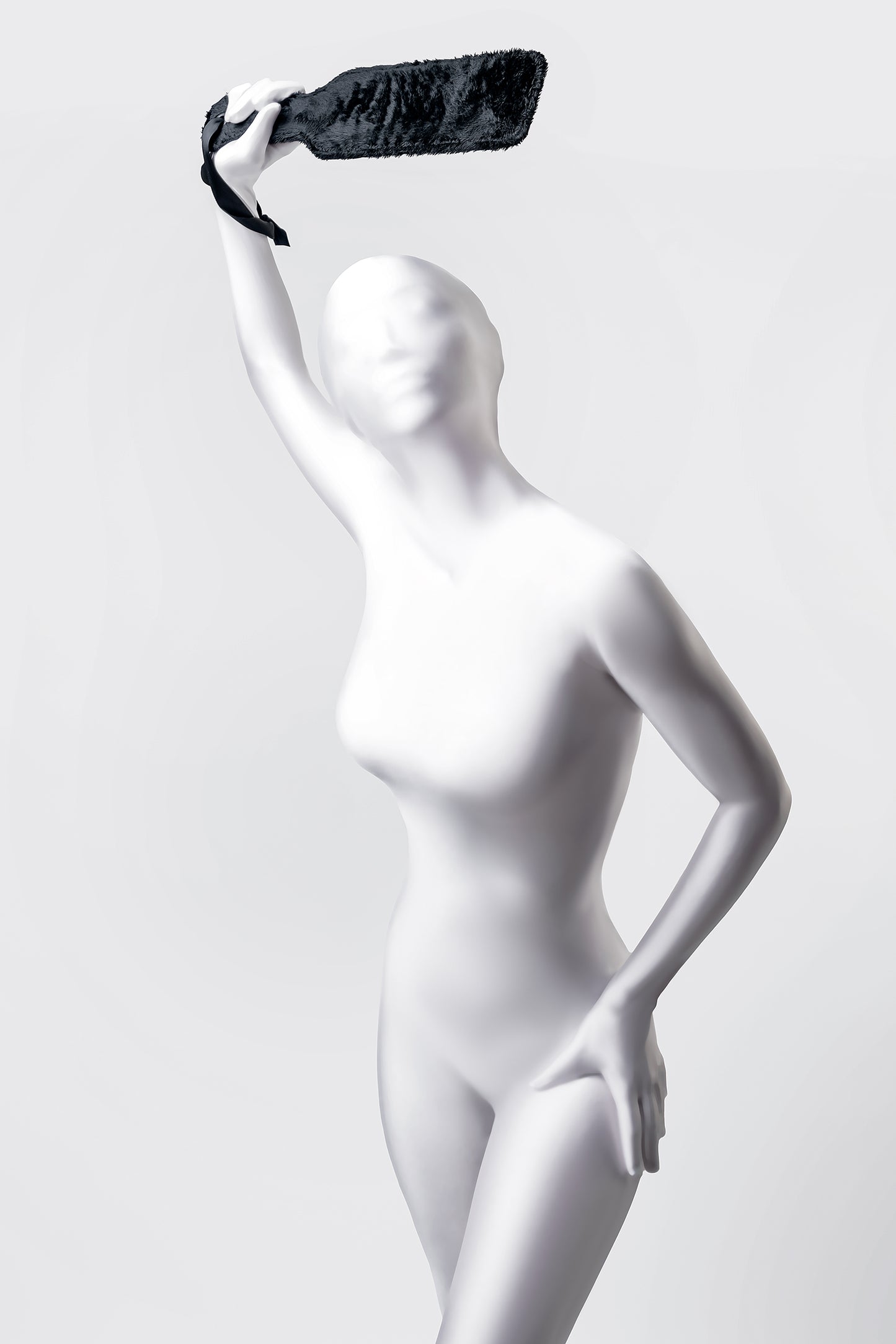 Anonymo BDSM Kırbaç #0009 ,Kadife.Kadife, kırmızı, 37 cm