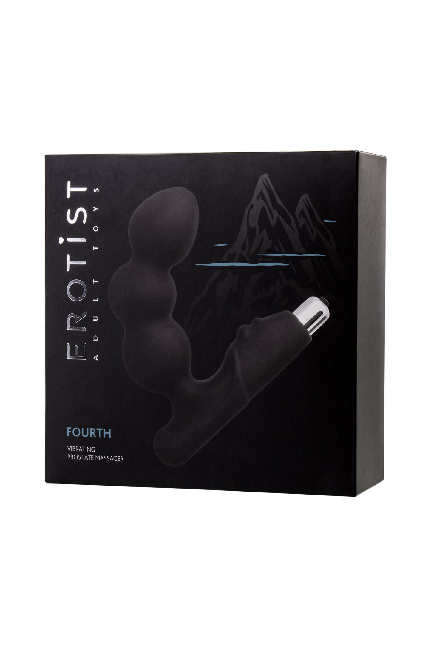 Erotist Fourth Anal Plug, silikon, siyah, 12,4 cm