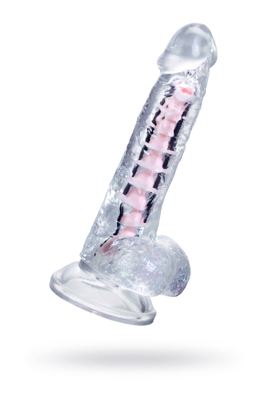 A-Toys by TOYFA Paret Jel Dildo, TPE, Şeffaf, 18 cm