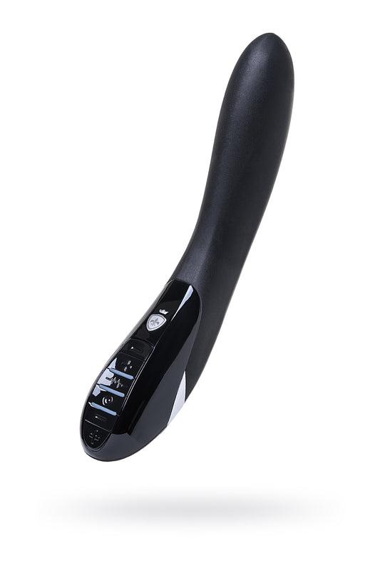 Mystim Electric Eric Elektro Stimülasyonlu Vibratör, siyah, 27 cm, Silikon