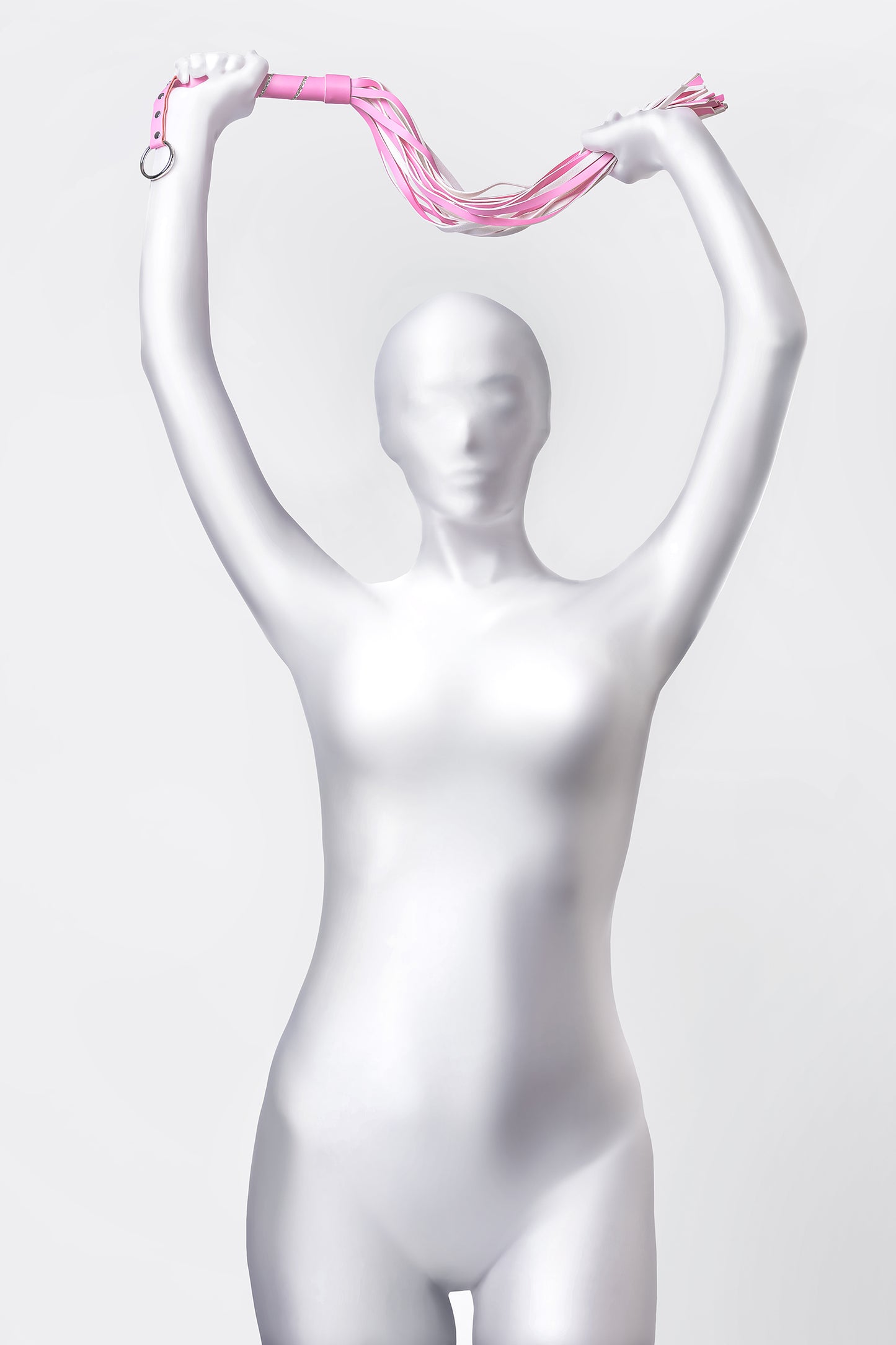Anonymo Deri Kırbaç #0006, PU deri, pembe, 64 cm
