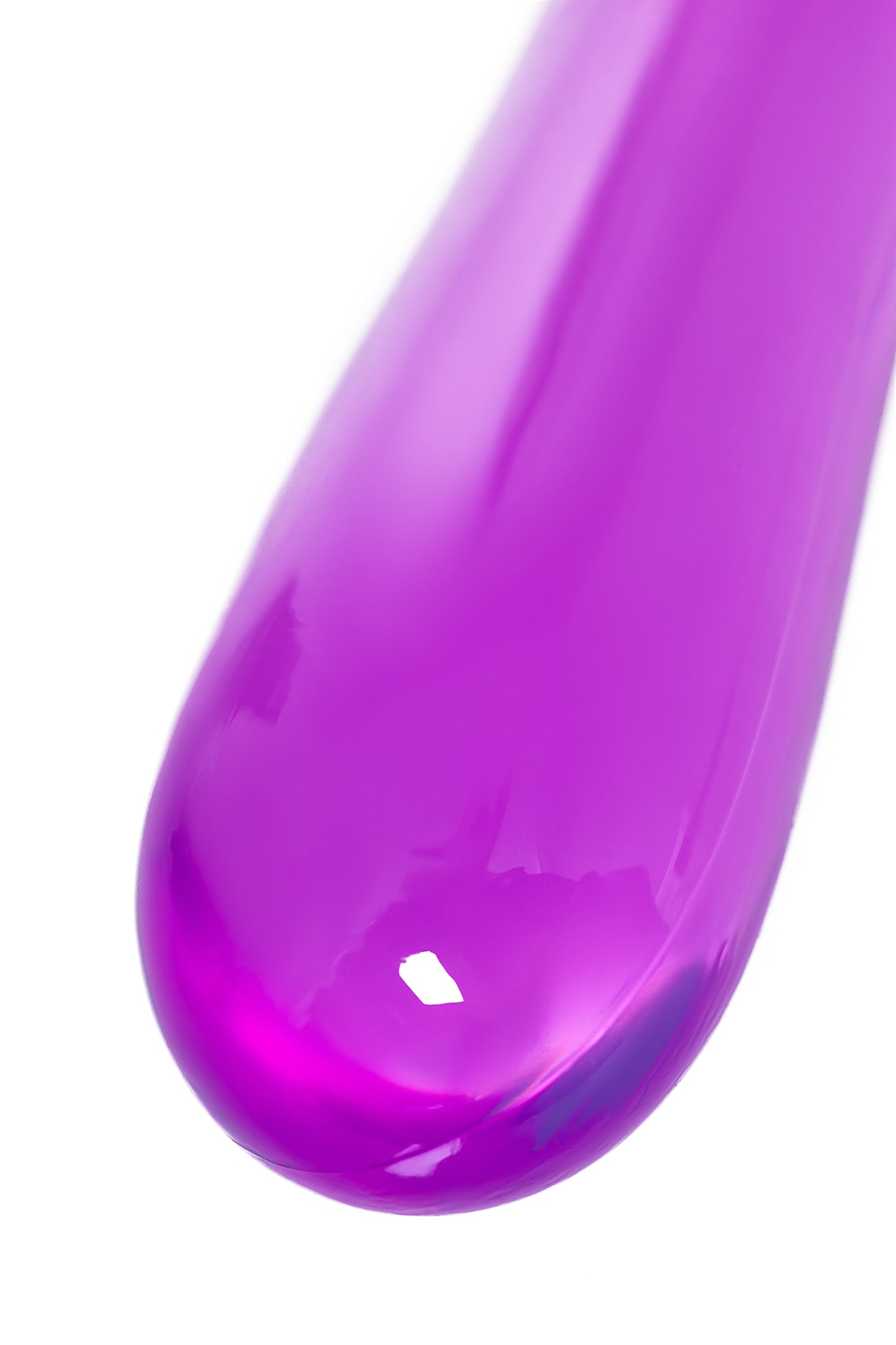 A-Toys by TOYFA Çift Taraflı Jel Dildo Frica, TPE, mor, 23 cm