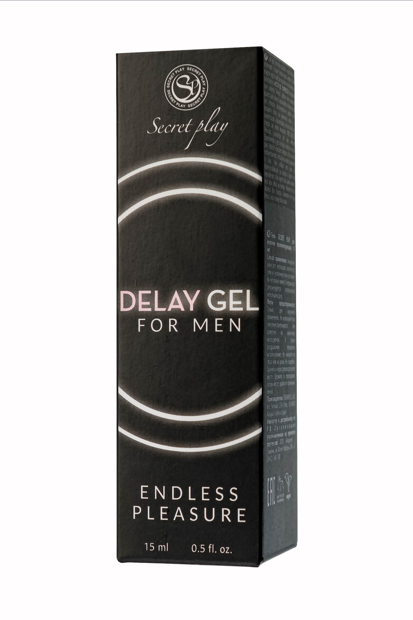 SECRET PLAY Geciktirici Kayganlaştırıcı Jel, erkekler için, 15 ml