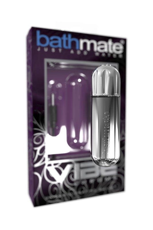 Bathmate Vibe Bullet Krom Vibratör, Plastik, Gümüş