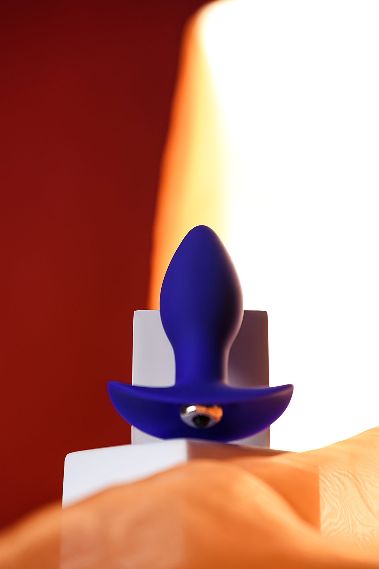 ToDo by Toyfa Fancy Anal Plug, silikon, mavi, 10,7 cm, Ø 3,5 cm