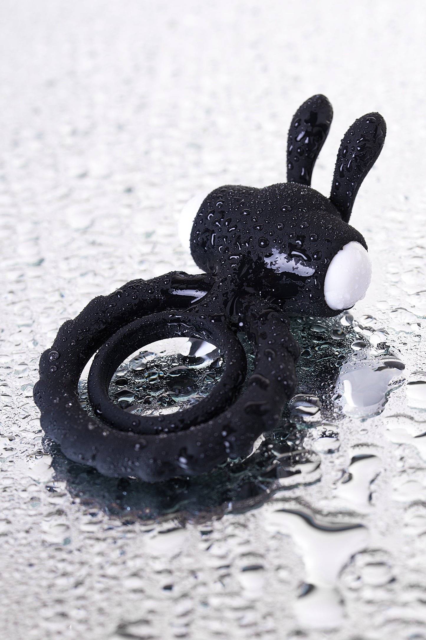JOS BAD BUNNY Penis Halkası, silikon, siyah, 9 cm