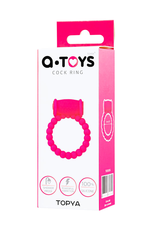 A-Toys by TOYFA Penis Halkası, silikon, pembe, Ø 3,5 cm