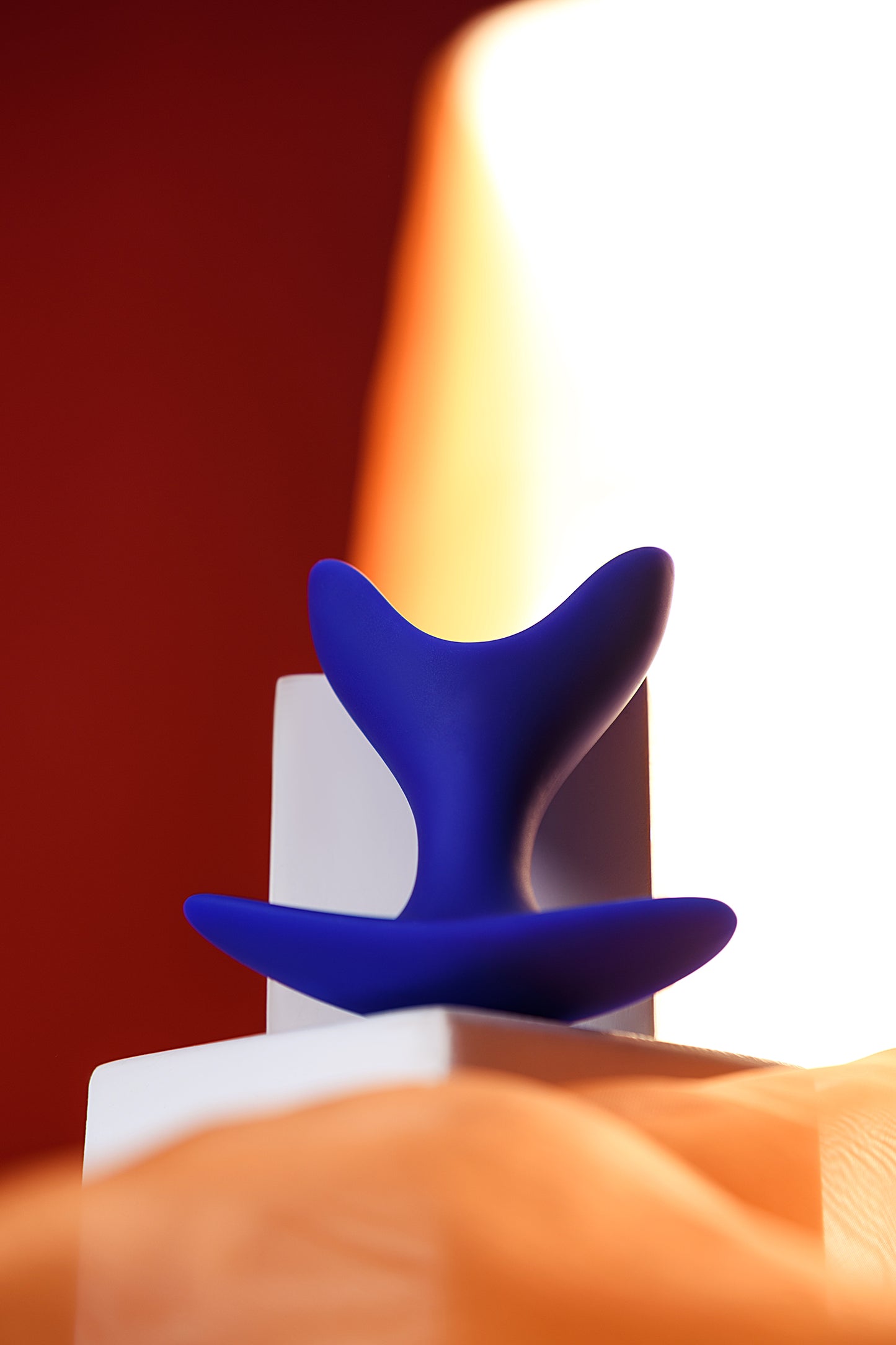 ToDo by Toyfa Bloom genişleyen anal Kılıf, silikon, mavi, 8,5 cm, Ø 4,5 cm