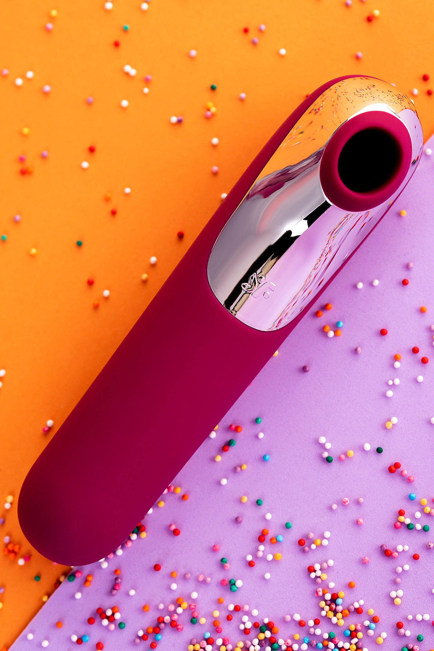 Satisfyer Dual Love Pink Vakum Klitoral Uyarıcı Vibratör, Silikon, Kırmızı, 16 cm
